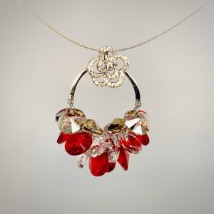 925 Sterling Silver Swaroski Stone Charm